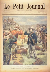 Dans le Transvaal : la capitulation du général Cronje, couverture de 